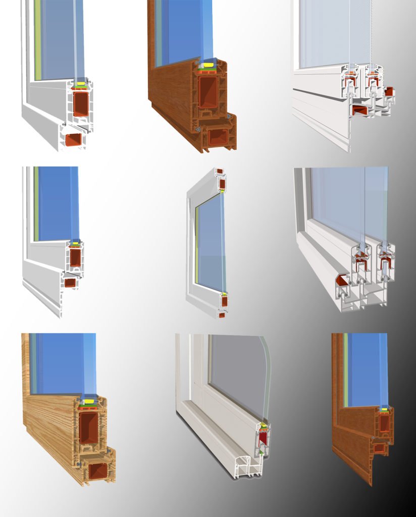 انواع قطاعات upvc