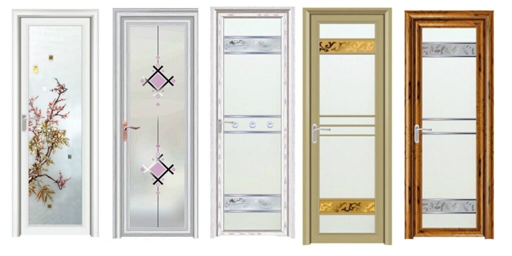 اشكال ابواب حمامات pvc