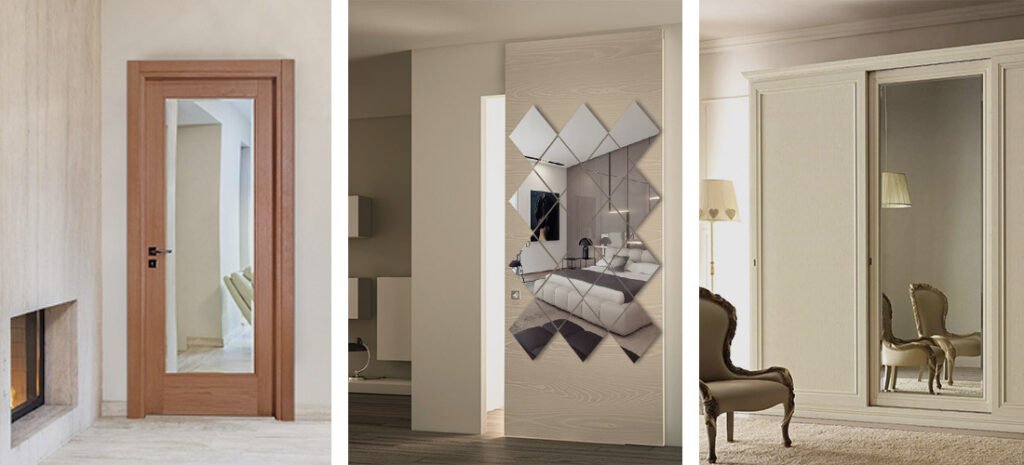 أحدث اشكال ابواب مرايات زجاج مودرن شيك اشكال ابواب مرايات