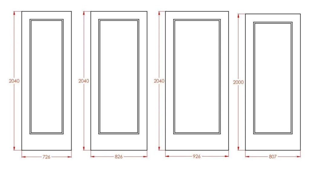 تعرف علي أبعاد مقاسات الابواب المناسبة أبعاد مقاسات الابواب