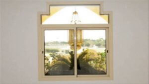 تركيب شباك الوميتال على حلق خشب