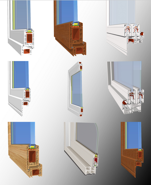 انواع قطاعات upvc التركي