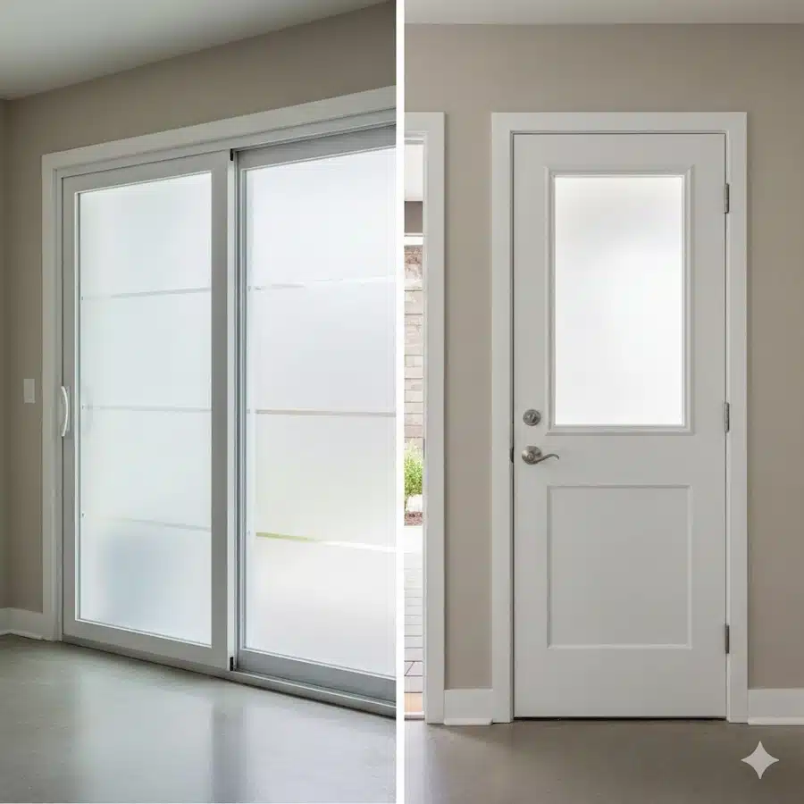 أنواع أبواب pvc