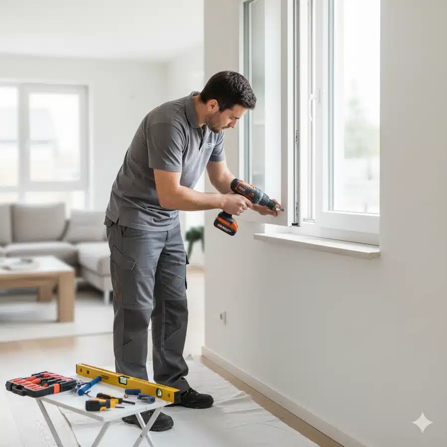 تركيب القطاعات في upvc