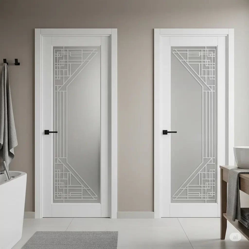 تصاميم ابواب حمام pvc مودرن مثالية تجمع بين الأناقة والمتانة | UPVC Go