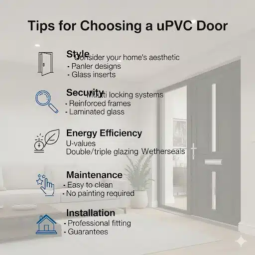 نصائح اختيار باب uPVC