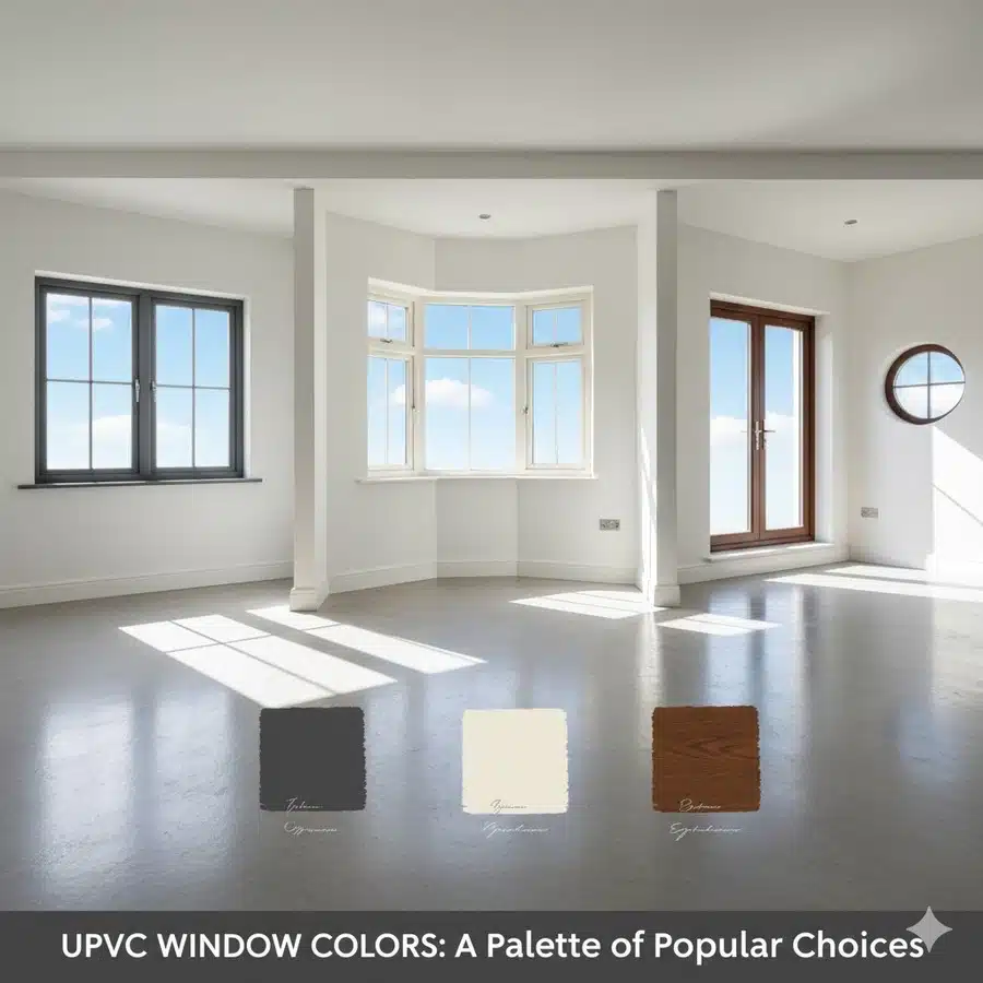 ألوان نوافذ يو بي في سي