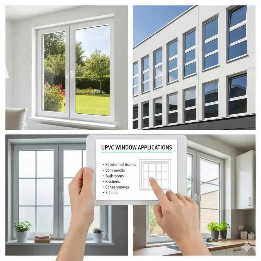 استخدامات نوافذ upvc