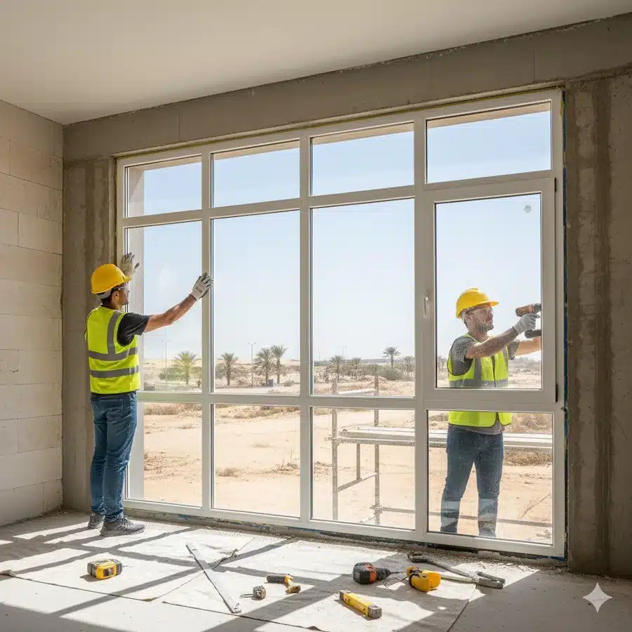 تركيب ابواب upvc