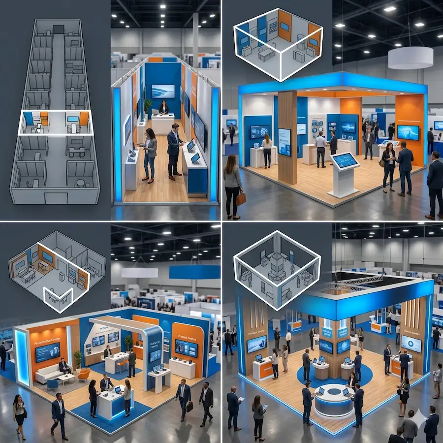 كيف تختار نوع بوث المعرض