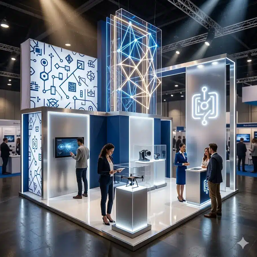 ما الذي يرفع تكلفة تصميم بوث معارض؟