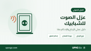 عزل الصوت للشبابيك: دليل اختيار عملي للزجاج والإحكام