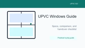 شبابيك UPVC في مصر: دليل اختيار عملي قبل التركيب